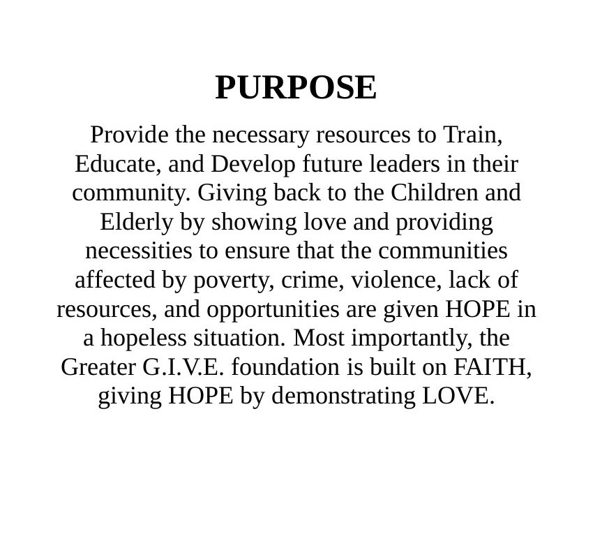 Purpose